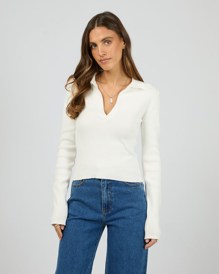Cecilia Knit Vintage White