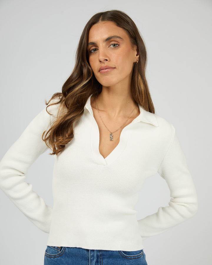 Cecilia Knit Vintage White