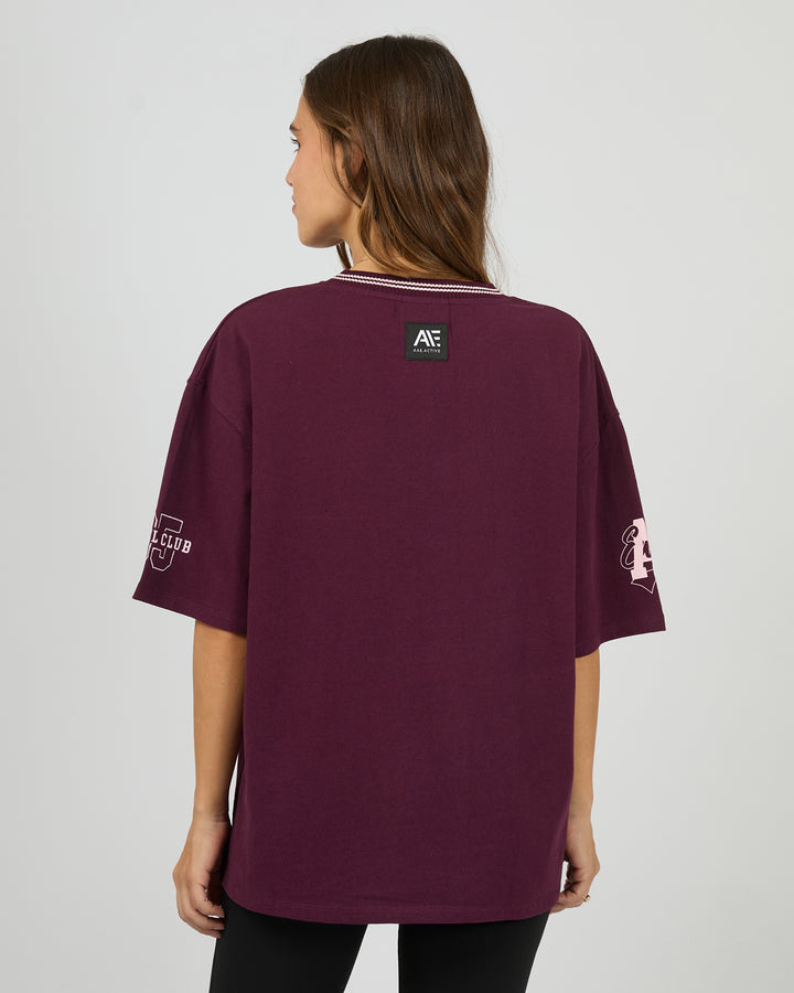 Ninety Five V-Neck Tee Wine