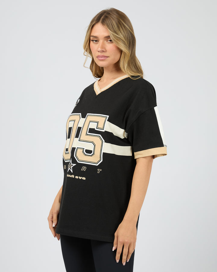 Allstar V-Neck Tee Black