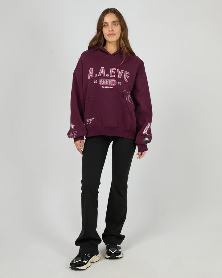 Empower Box Hoodie Wine