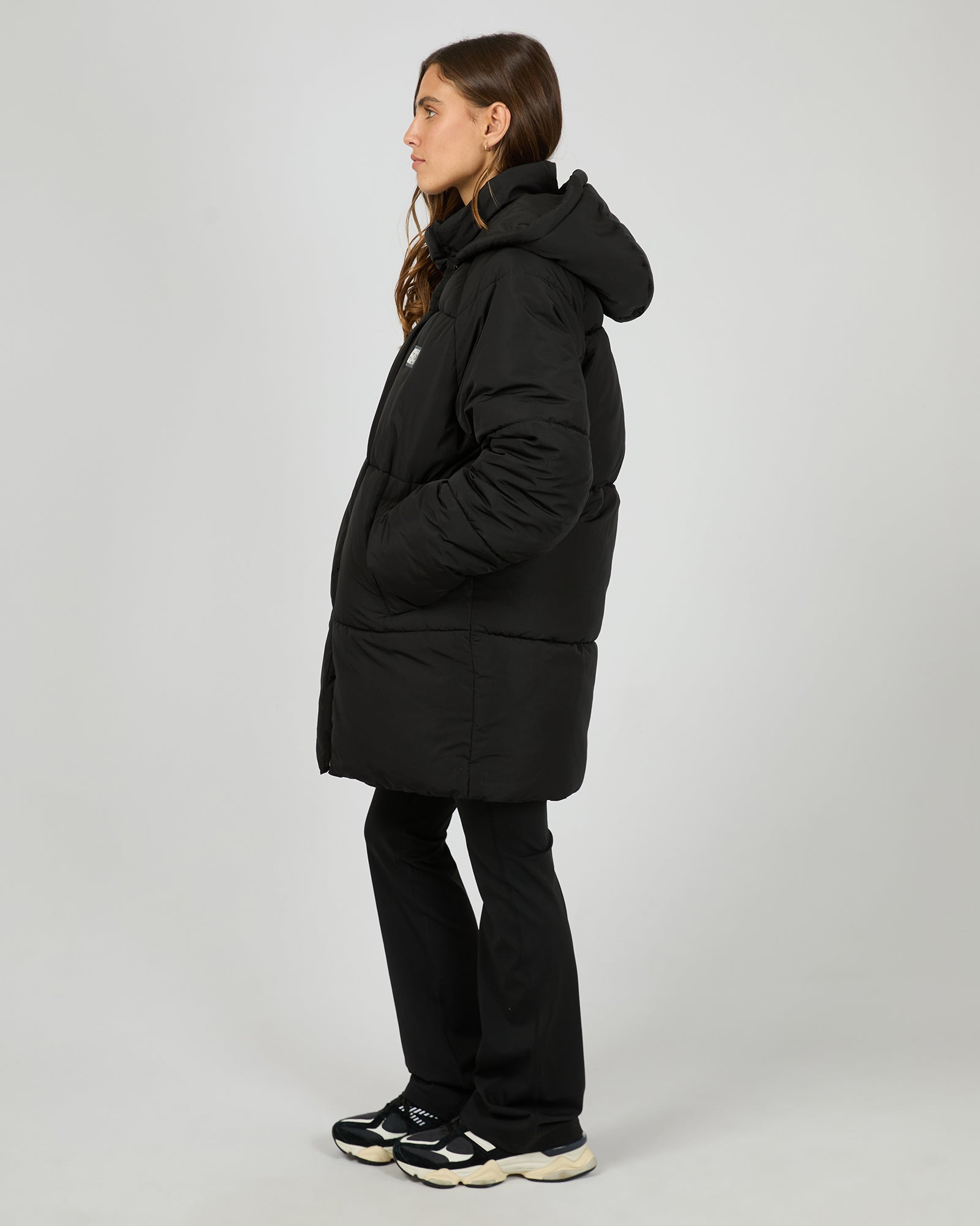 Elevate Long Puffer Jacket Black – All About Eve Clothing
