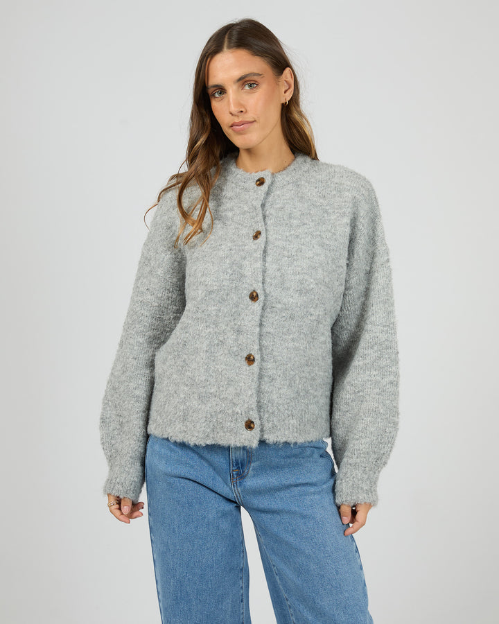 Tillie Cardigan Grey Marle