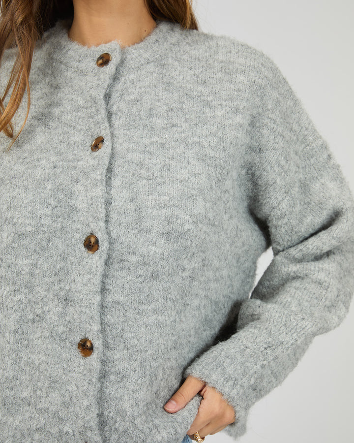 Tillie Cardigan Grey Marle