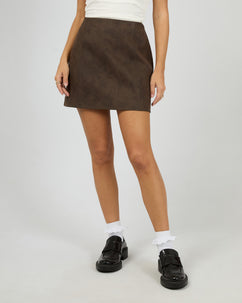 Vanner Mini Skirt Coffee