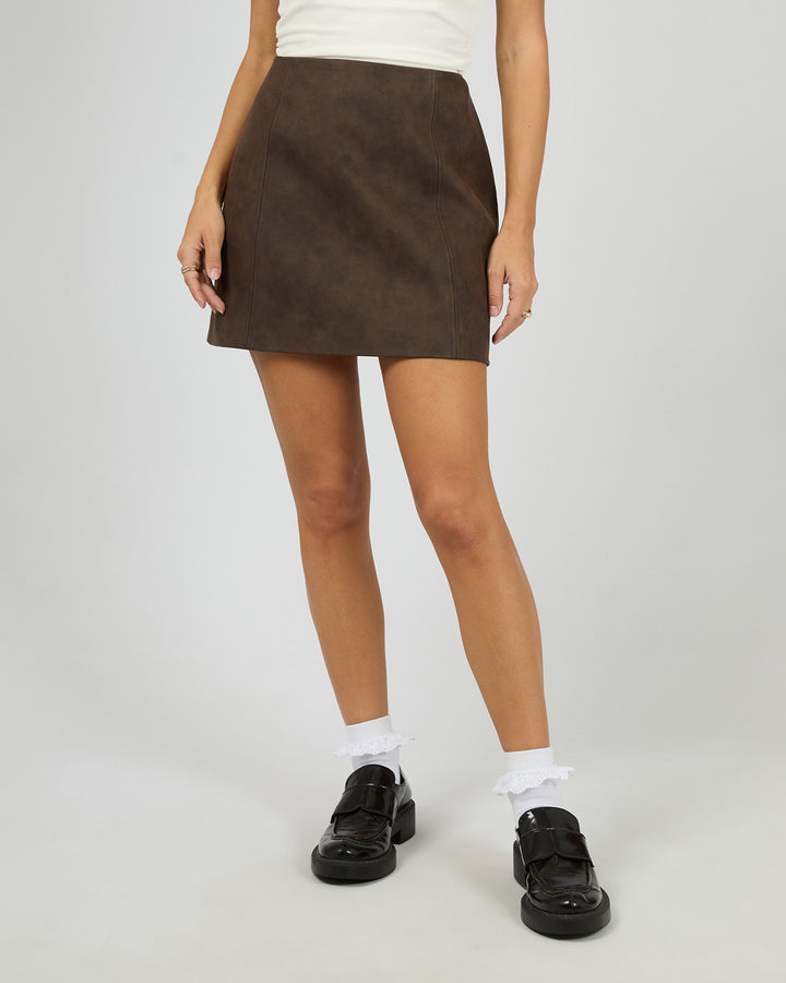 Vanner Mini Skirt Coffee