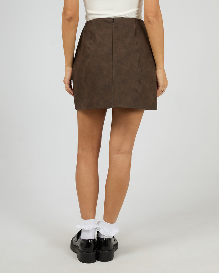 Vanner Mini Skirt Coffee