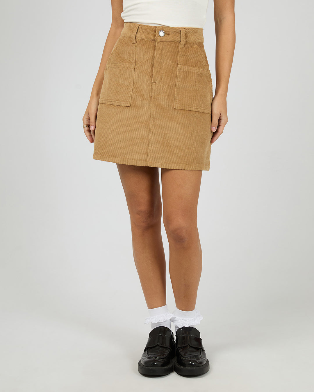 Bambi Cord Skirt Tan
