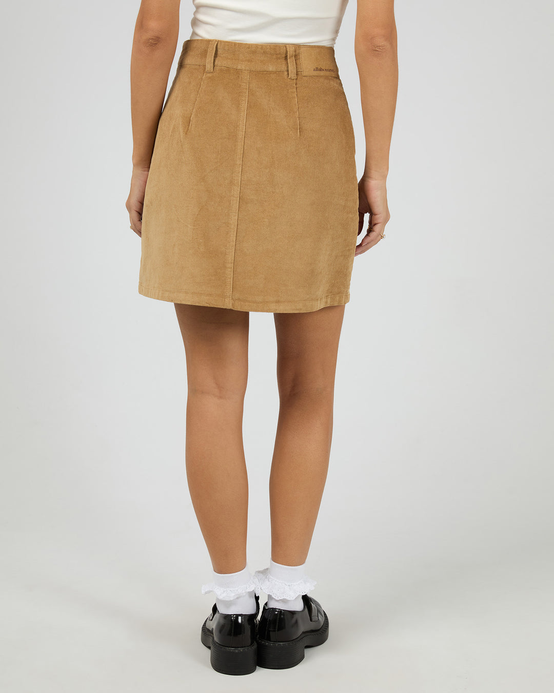 Bambi Cord Skirt Tan