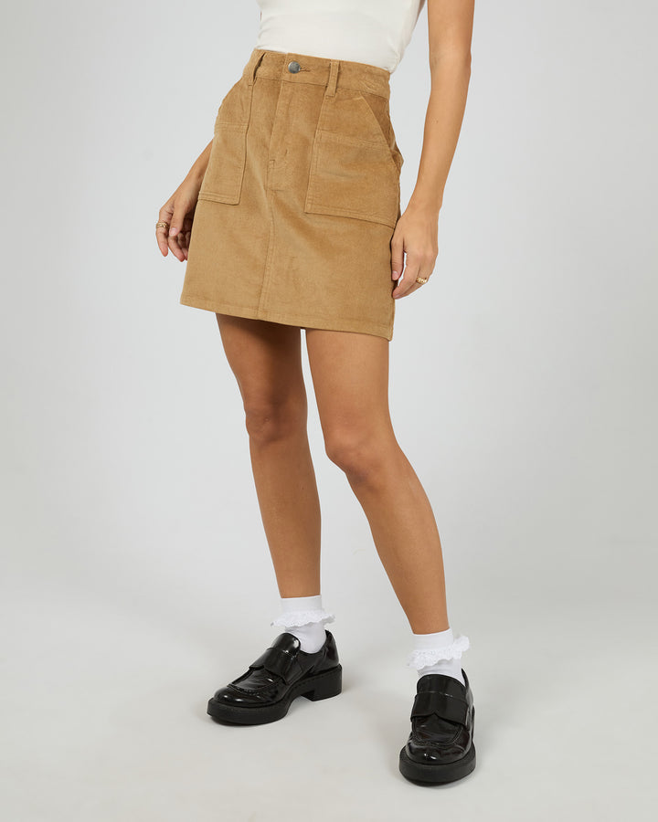 Bambi Cord Skirt Tan