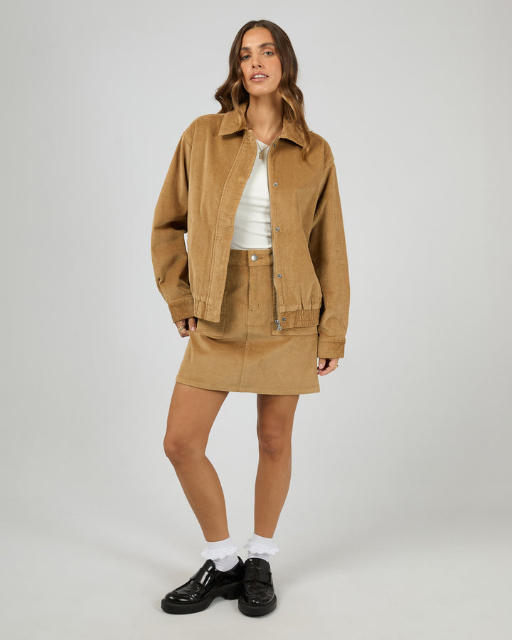 Bambi Cord Bomber Tan