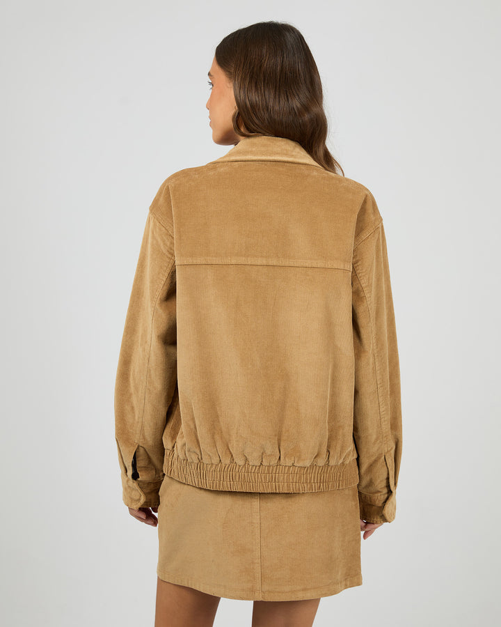 Bambi Cord Bomber Tan