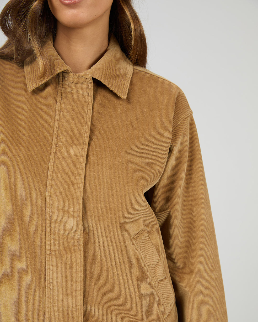 Bambi Cord Bomber Tan