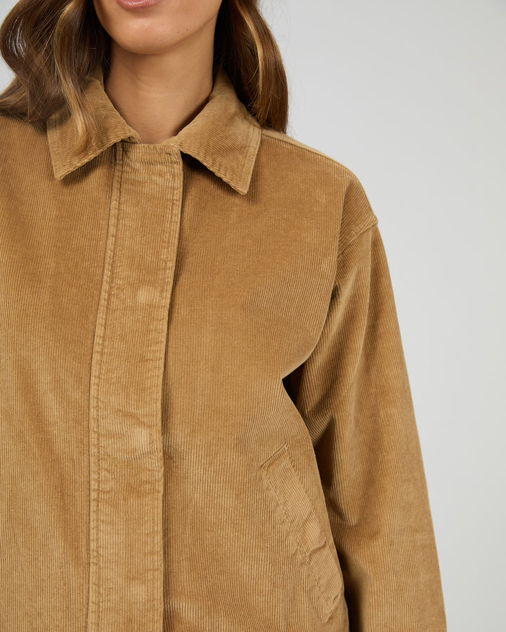 Bambi Cord Bomber Tan