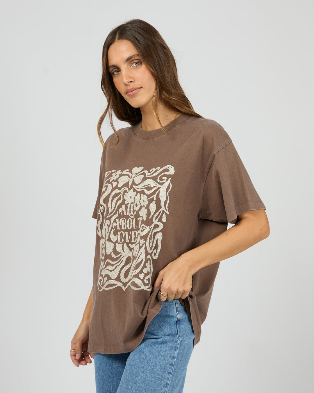 Fields Relaxed Tee Coffee