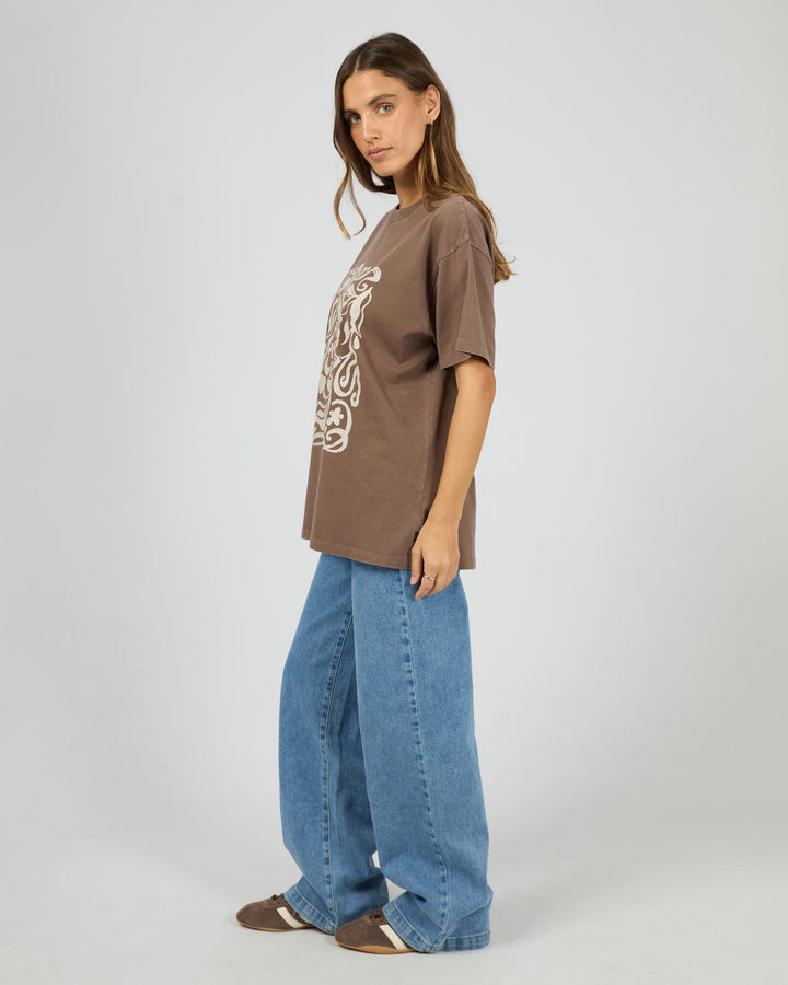 Fields Relaxed Tee Coffee