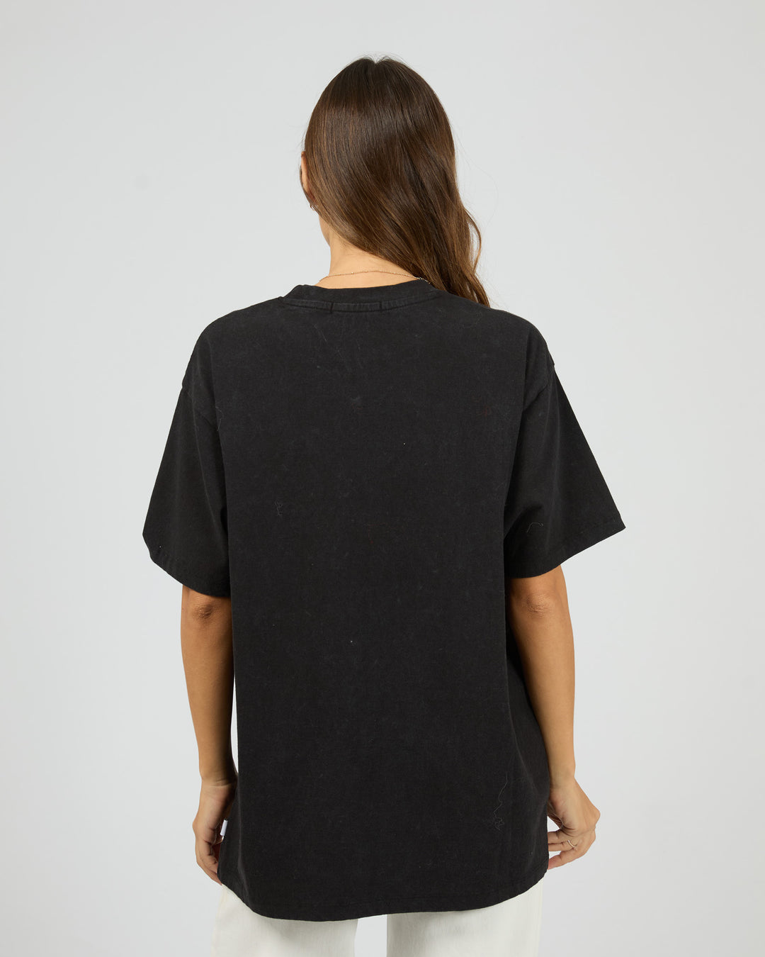 New York Diner Relaxed Tee Washed Black