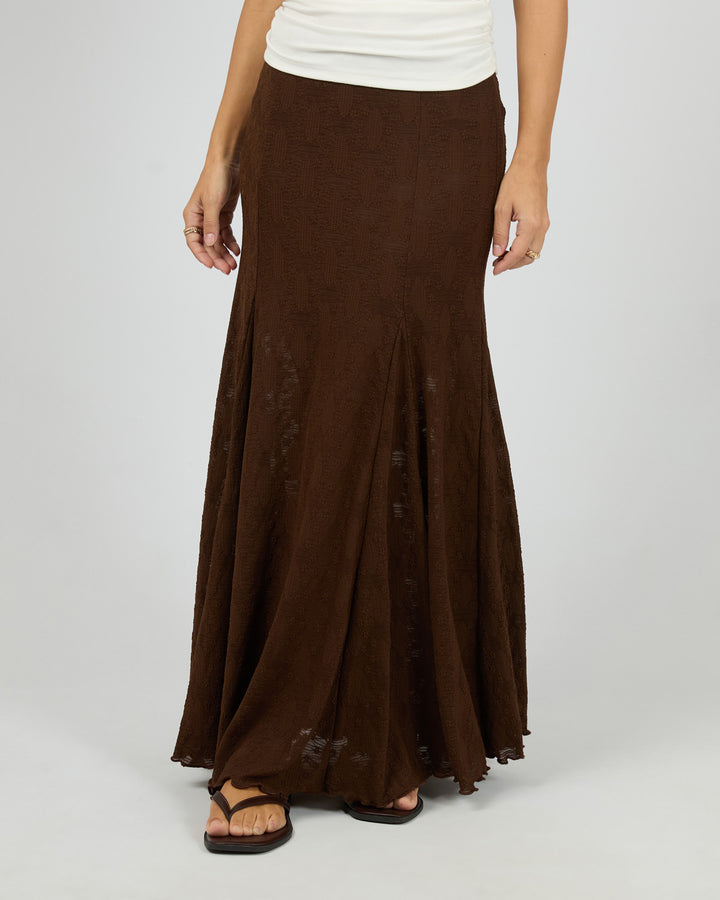 Olsen Lace Skirt Brown