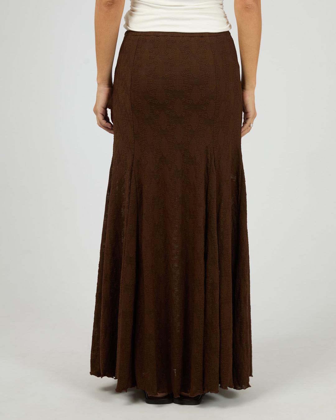 Olsen Lace Skirt Brown