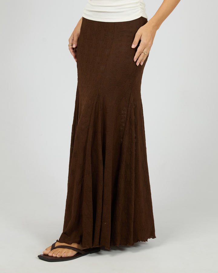 Olsen Lace Skirt Brown
