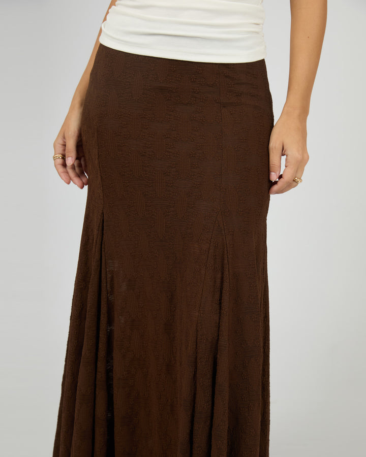 Olsen Lace Skirt Brown