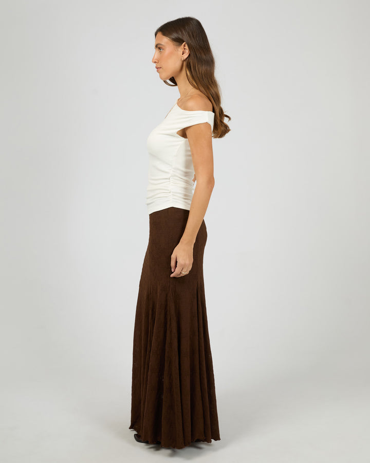 Olsen Lace Skirt Brown