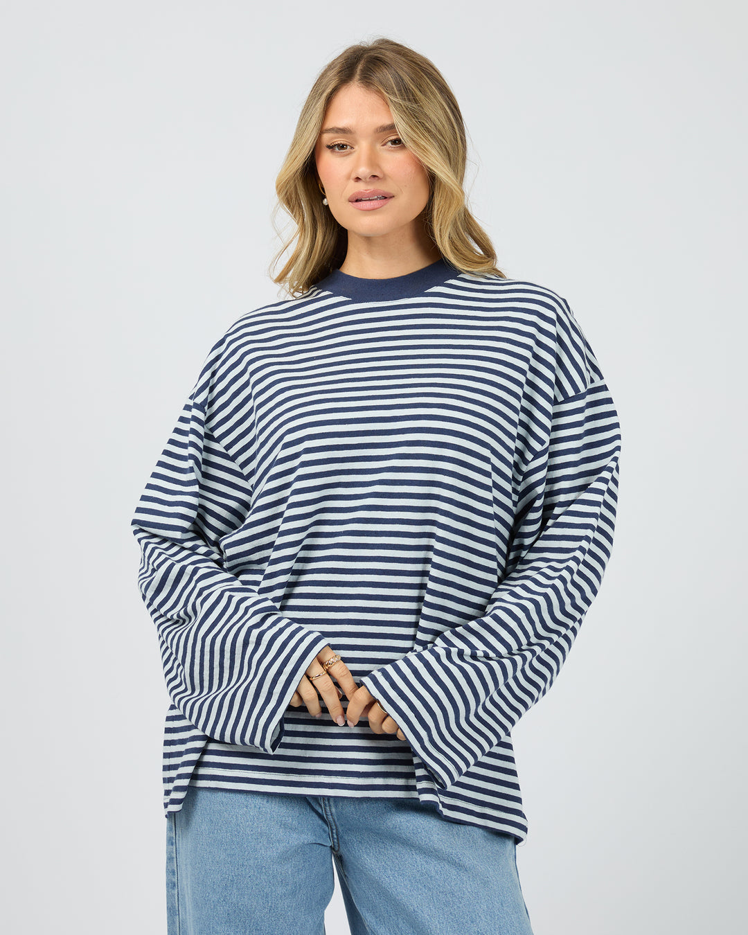 Paloma Long Sleeve Stripe Tee Nautical