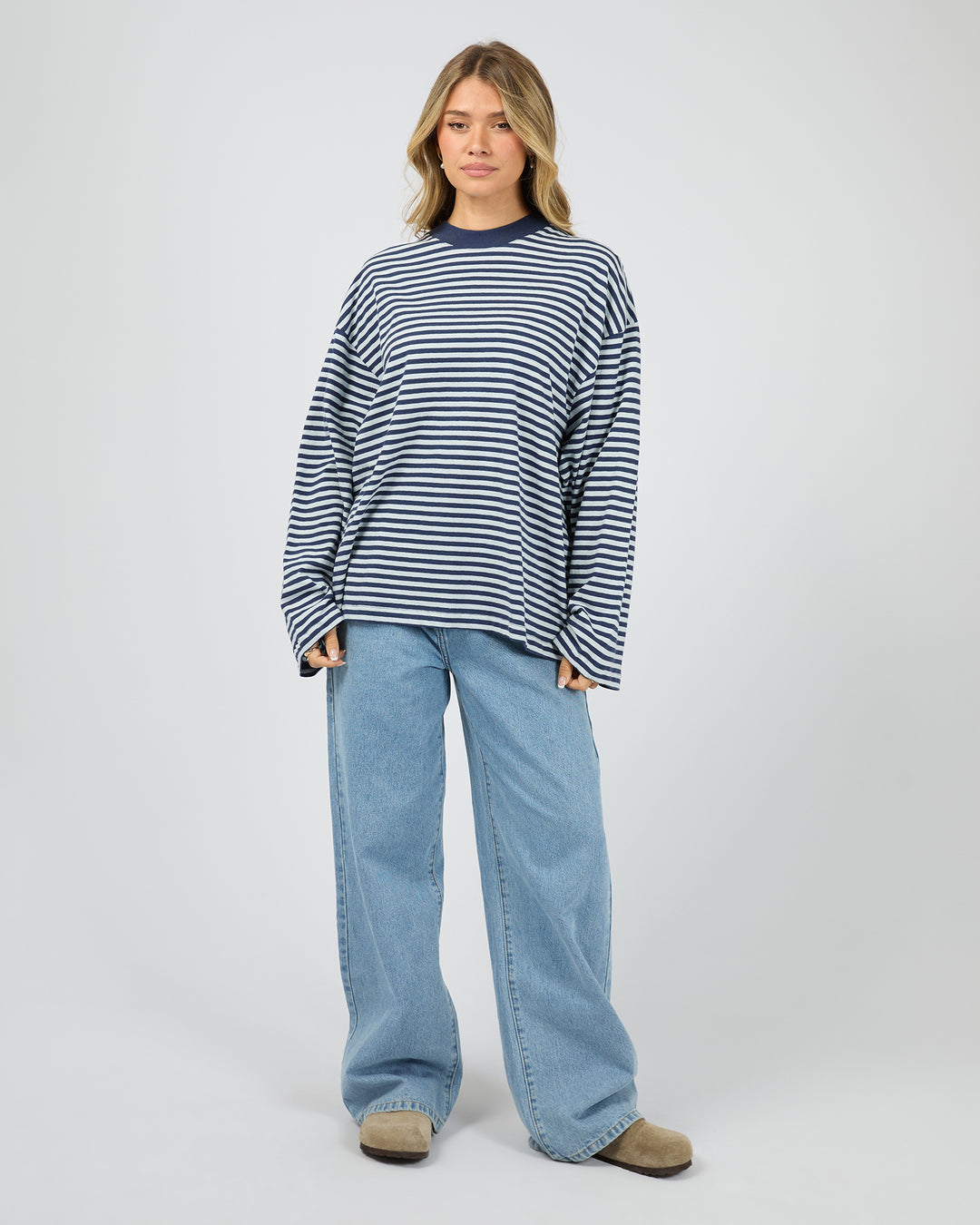 Paloma Long Sleeve Stripe Tee Nautical