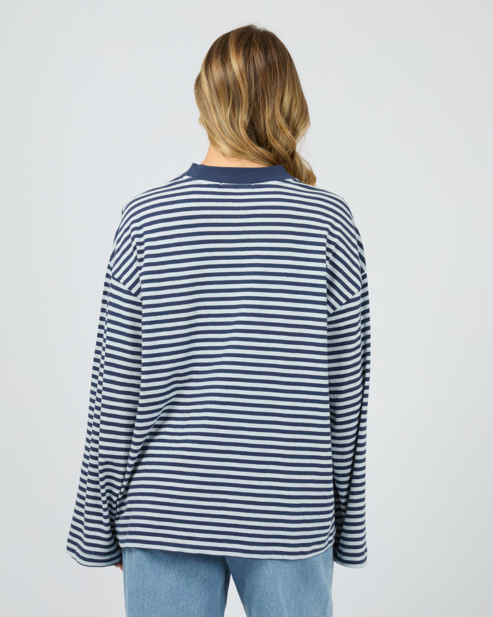 Paloma Long Sleeve Stripe Tee Nautical