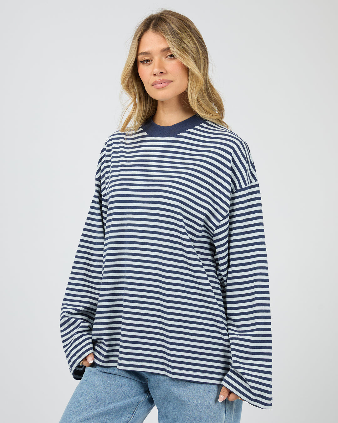Paloma Long Sleeve Stripe Tee Nautical