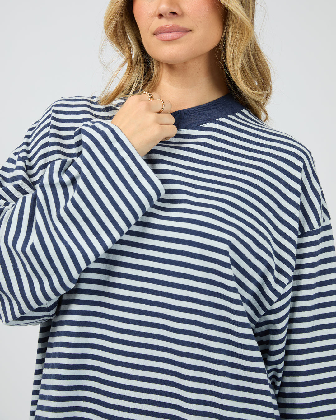 Paloma Long Sleeve Stripe Tee Nautical