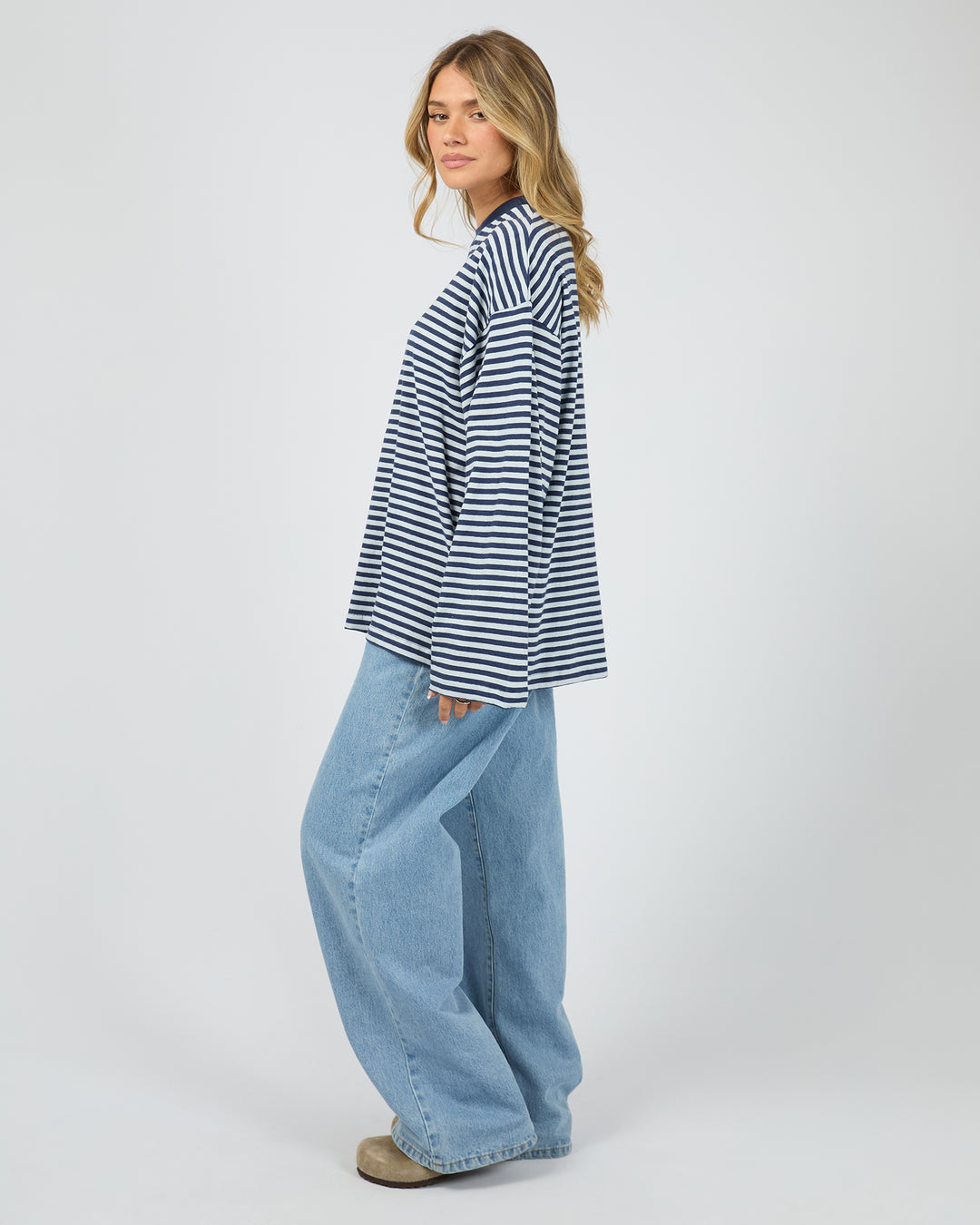Paloma Long Sleeve Stripe Tee Nautical