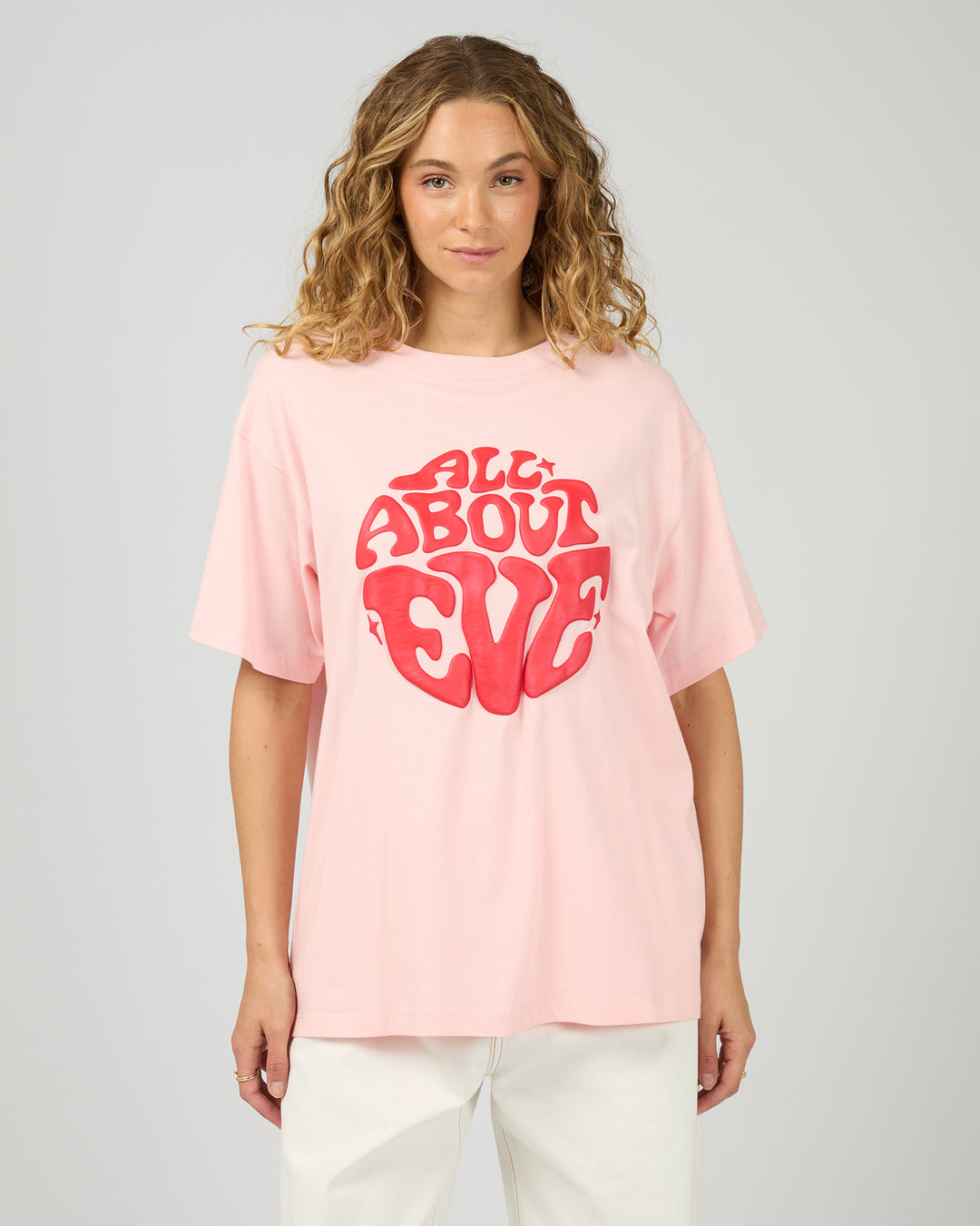 Retro Relaxed Tee Pink