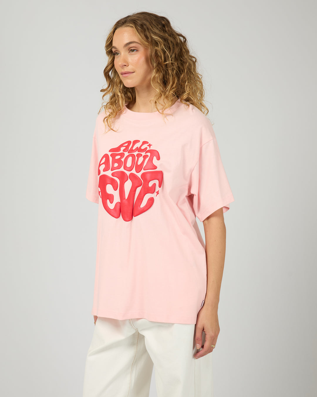 Retro Relaxed Tee Pink