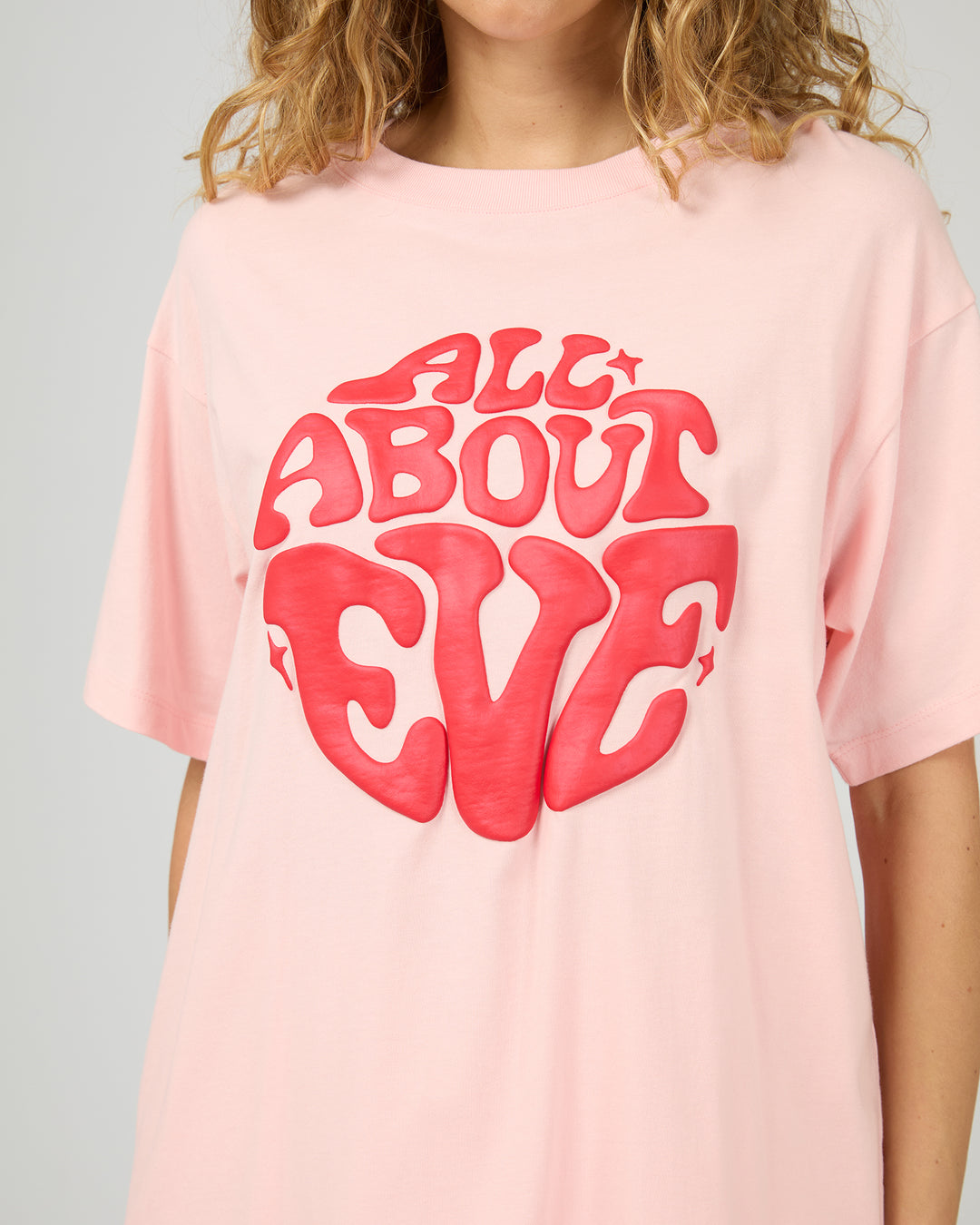 Retro Relaxed Tee Pink