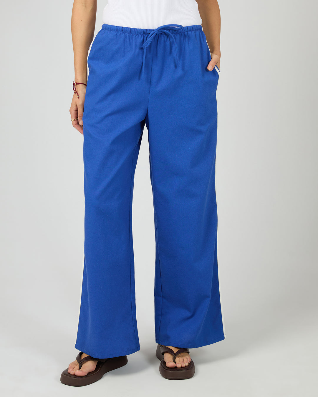 West Coast Stripe Pant Blue
