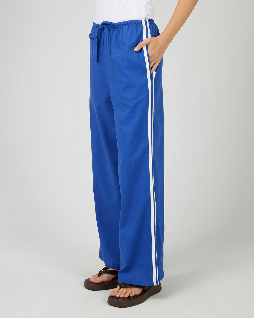 West Coast Stripe Pant Blue