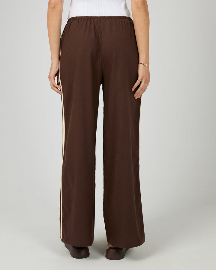 West Coast Stripe Pant Brown