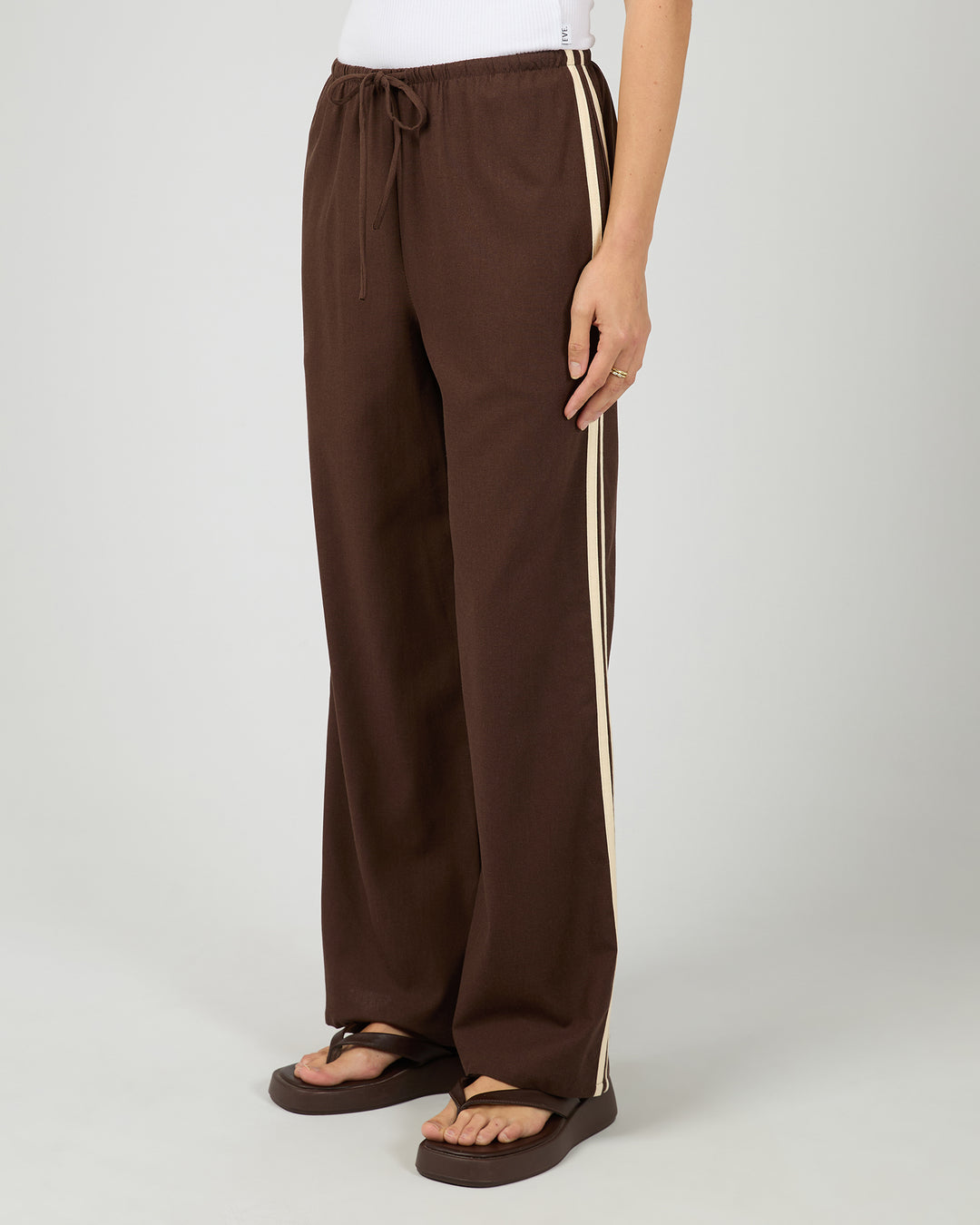 West Coast Stripe Pant Brown