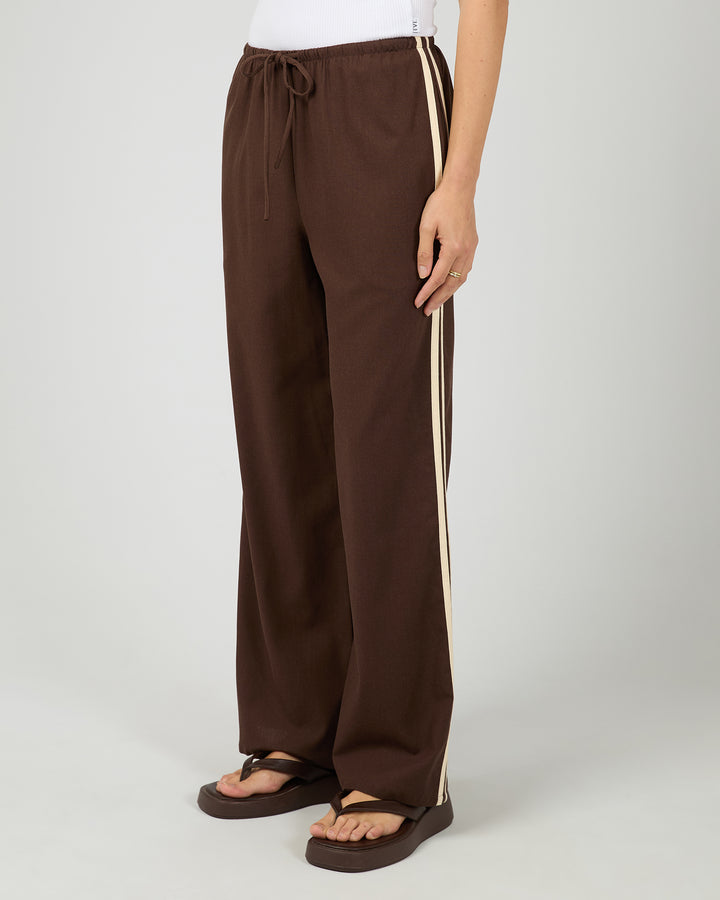 West Coast Stripe Pant Brown