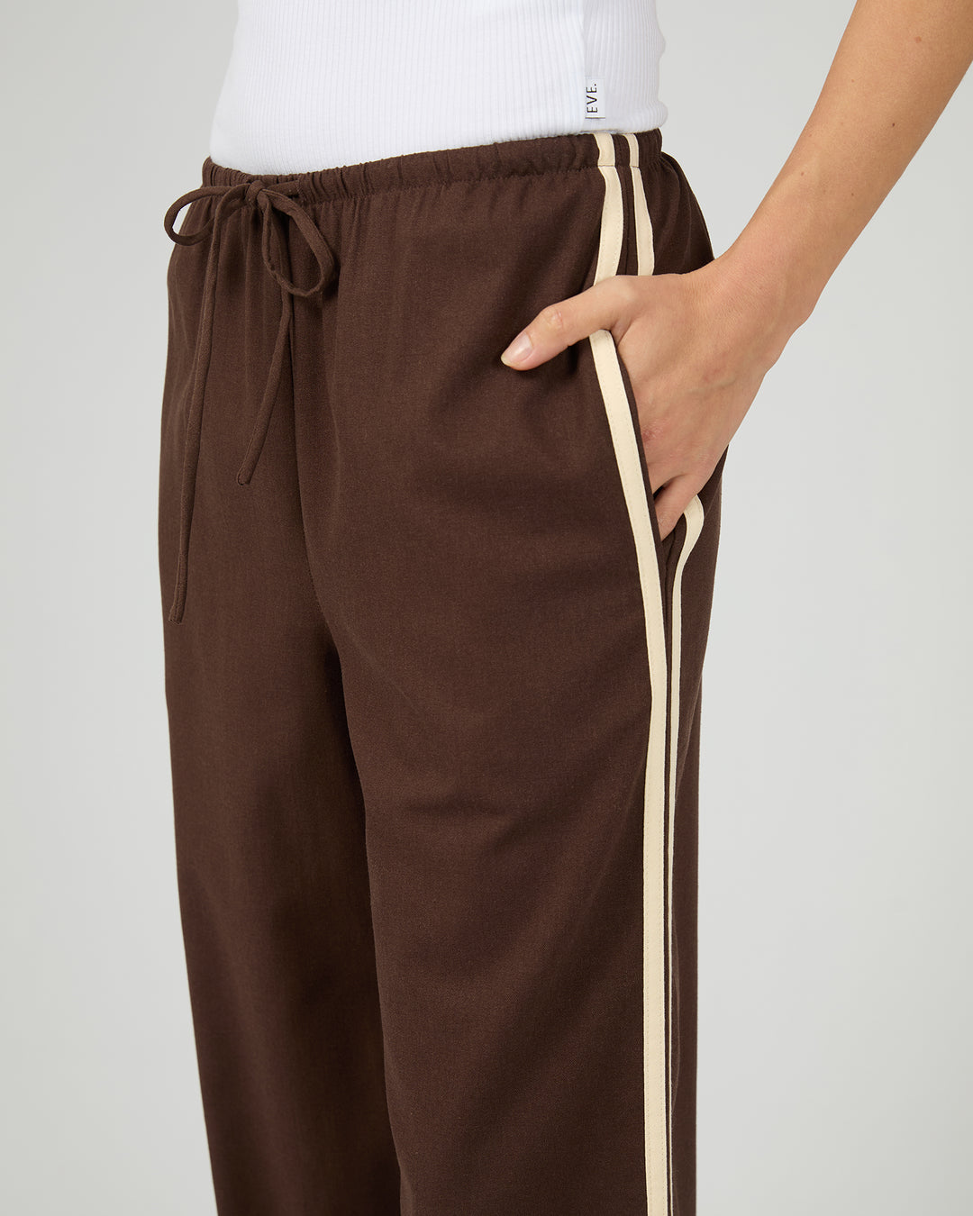 West Coast Stripe Pant Brown