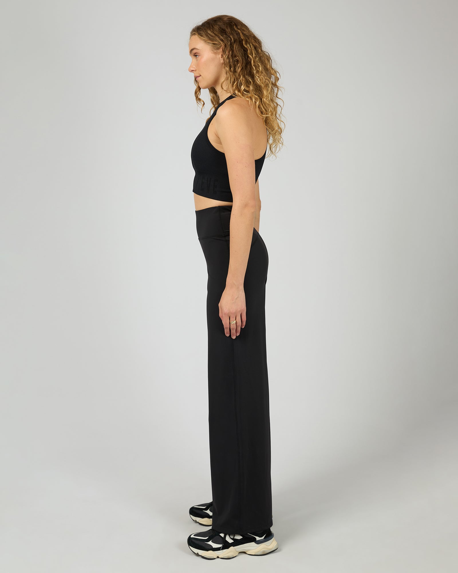 Studio Wide Leg Pant Black – All About Eve Clothing