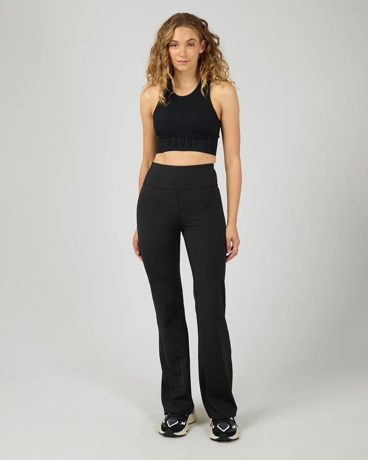 Studio Flare Pant Black