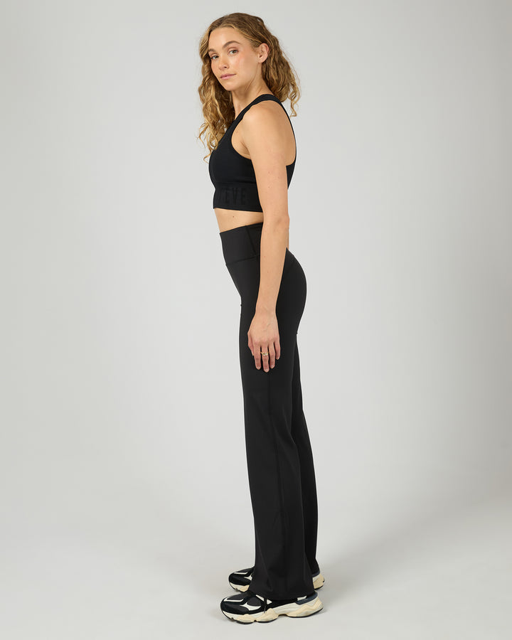 Studio Flare Pant Black