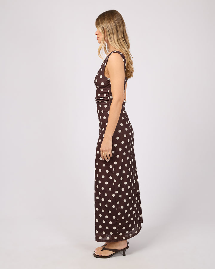 Karolina Maxi Dress Chocolate