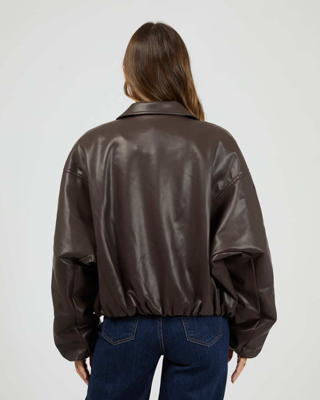 Carmen Pu Bomber Chocolate