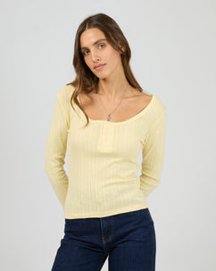 Tia Long Sleeve Top Butter