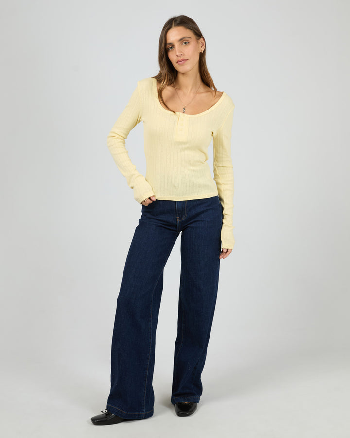 Tia Long Sleeve Top Butter