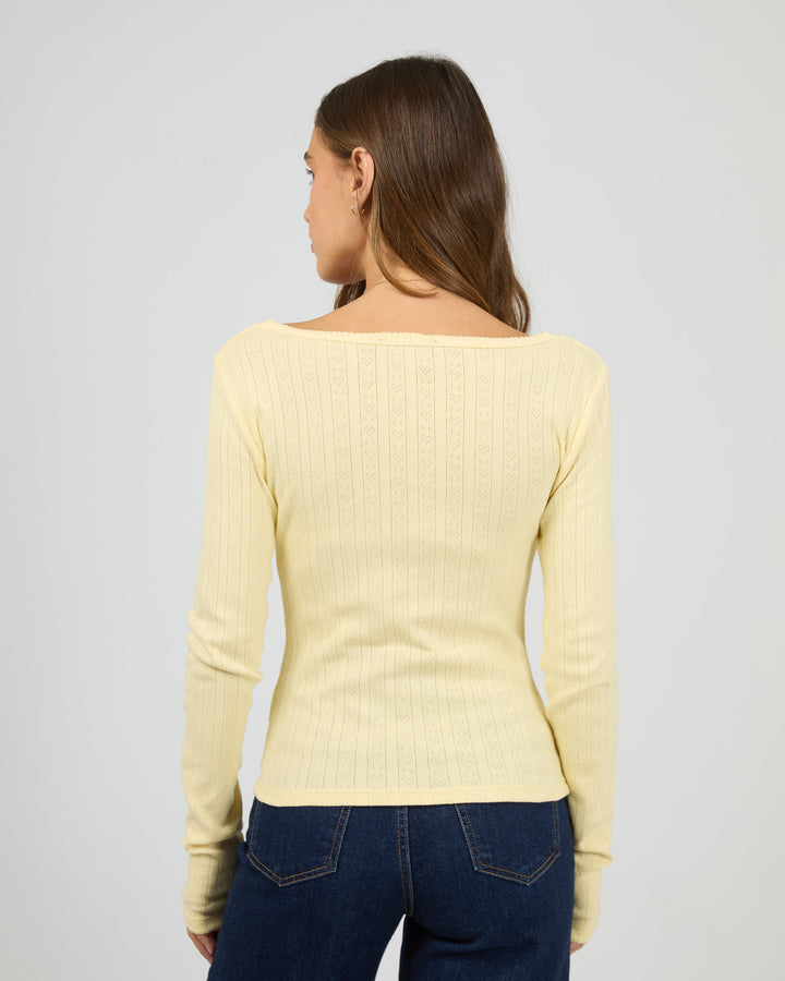 Tia Long Sleeve Top Butter