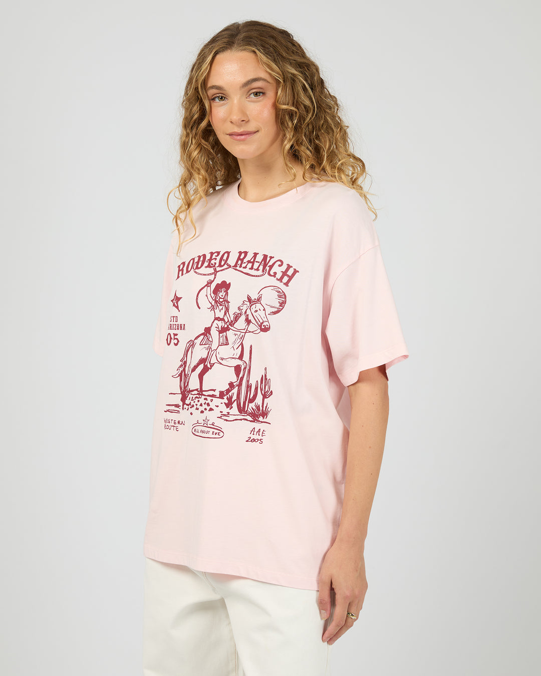 Ranch Relaxed Tee Pale Pink